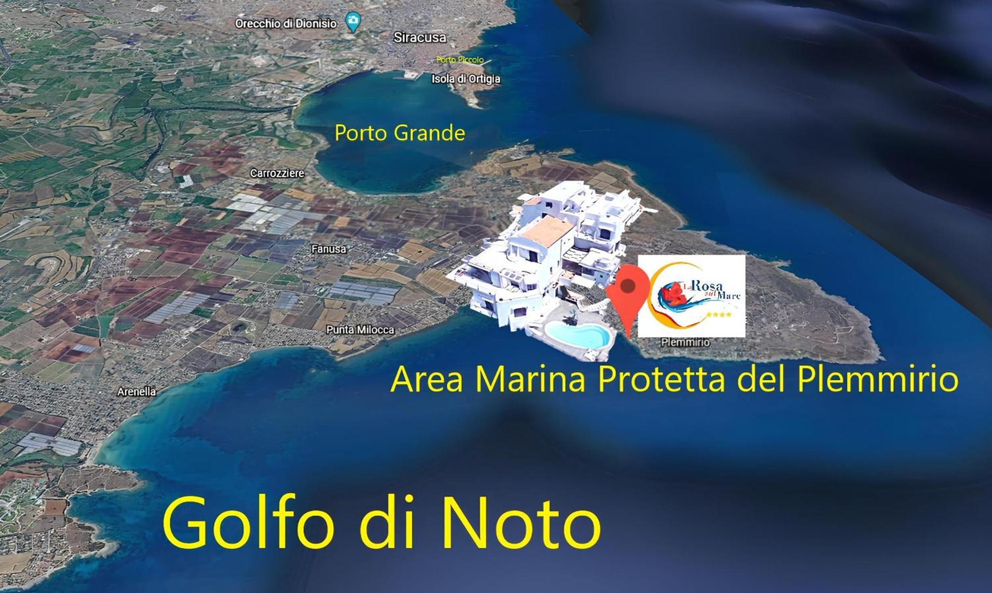 אפרטהוטל סירקוזה La Rosa Sul Mare מראה חיצוני תמונה
